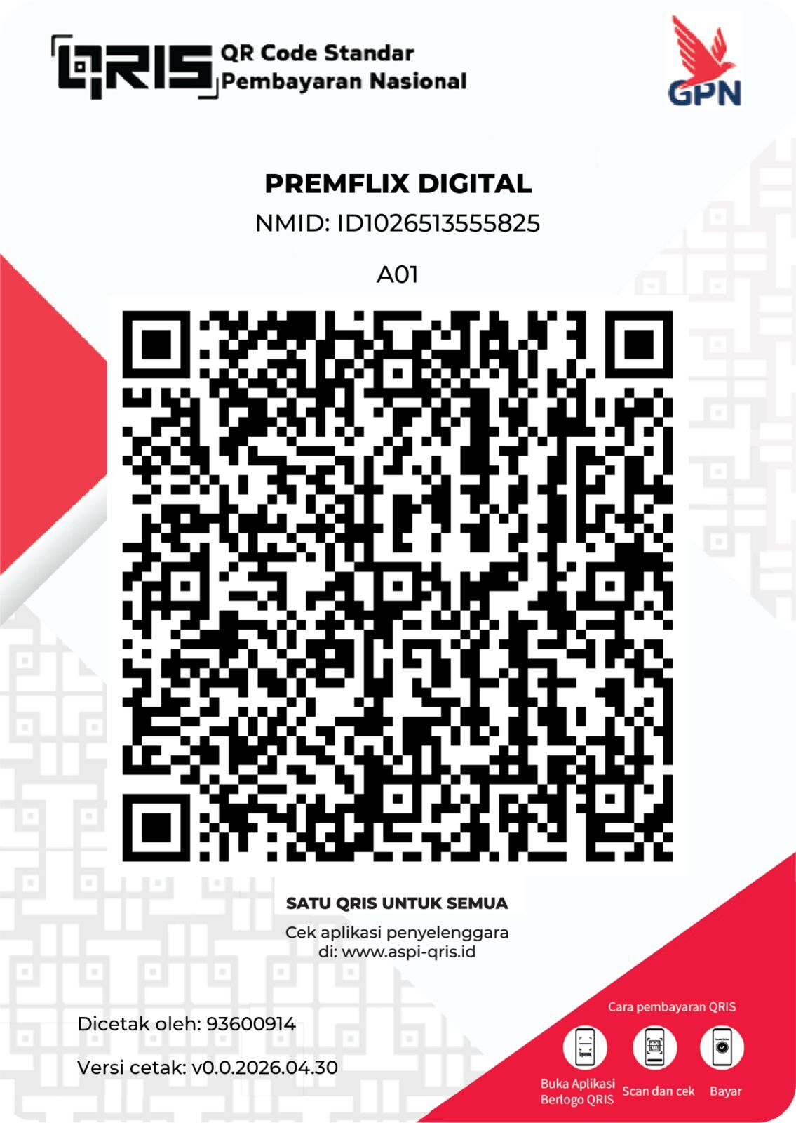 QRIS Premflix